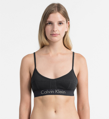 Calvin Klein Podprsenka Bralette Body Čierna