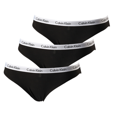 Calvin Klein 3Pack Nohavičky Black