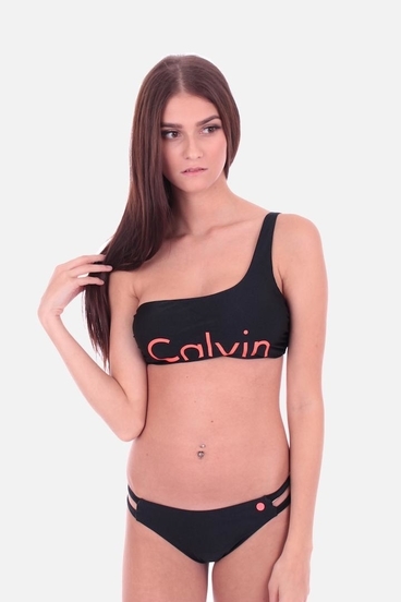 Calvin Klein Plavky One Shoulder RP Vrchní Diel