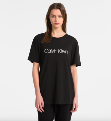 Calvin Klein Tričko Monogram Čierné