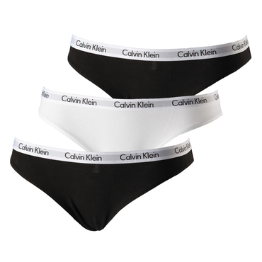Calvin Klein 3Pack Tangá Black&White