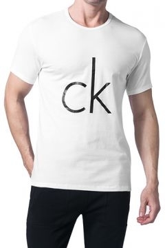 Calvin Klein Pánske Tričko S Logom Biele