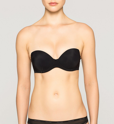 Calvin Klein Strapless Bra - Perfectly Fit Black