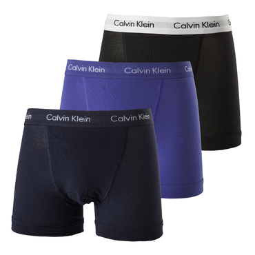 Calvin Klein 3Pack Boxerky Modro-Čierne
