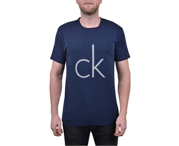 Calvin Klein Pánske Tričko S Logom Modré