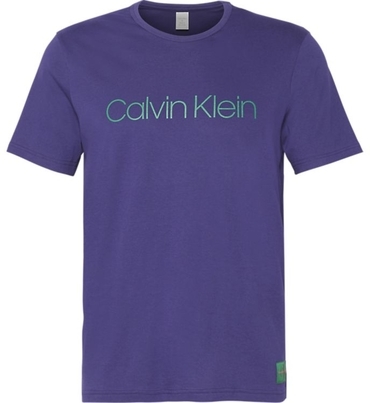 Calvin Klein Tričko Monogram Pánské Fialové