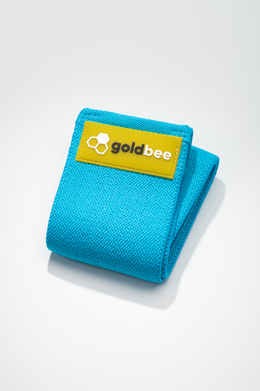 GoldBee Textilná Odporová Guma - Modrá