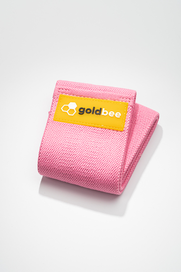 GoldBee Textilná Odporová Guma - Ružová