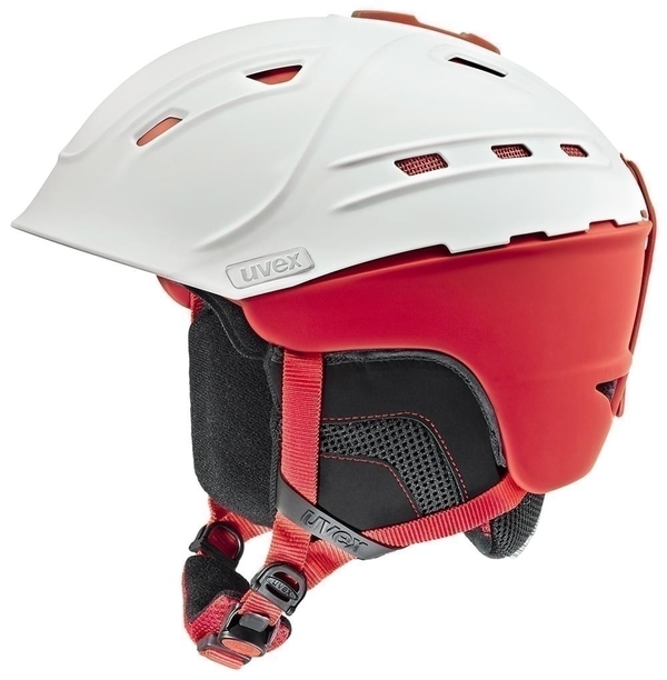 helma UVEX P2US, white-red mat (S566178130*)