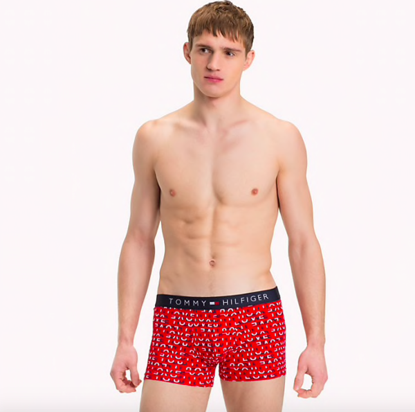 Tommy Hilfiger Boxerky Micro Love Red - 1