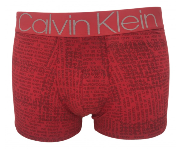 Calvin Klein Boxerky Print Rouge - 1