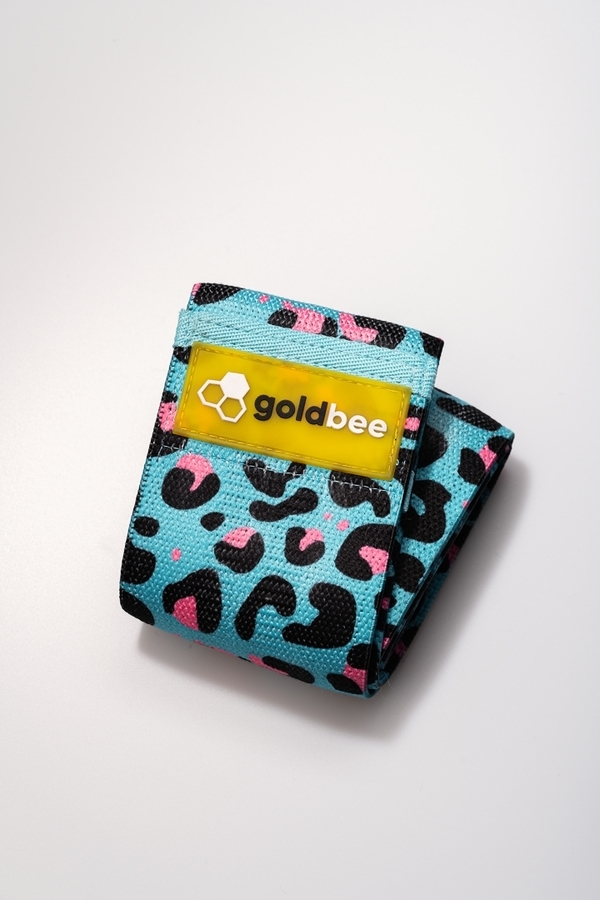GoldBee Textilná Odporová Guma - Modro Ružova - 1
