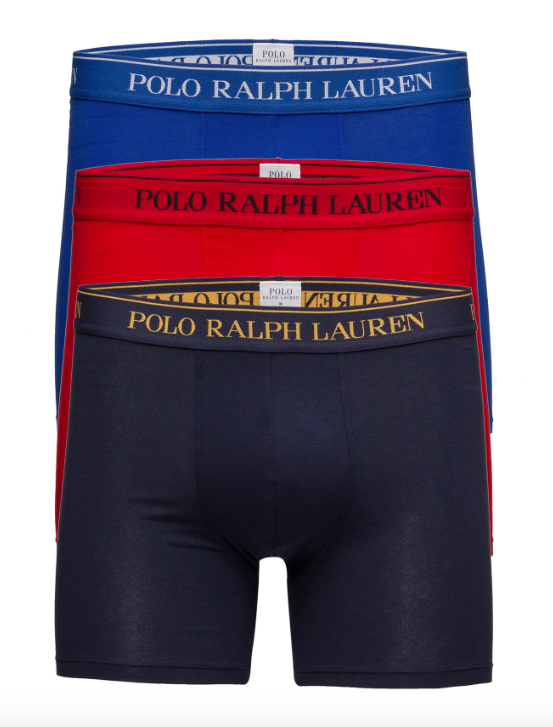 Ralph Lauren 3Pack Boxerky Navy&Blue&Red - 1