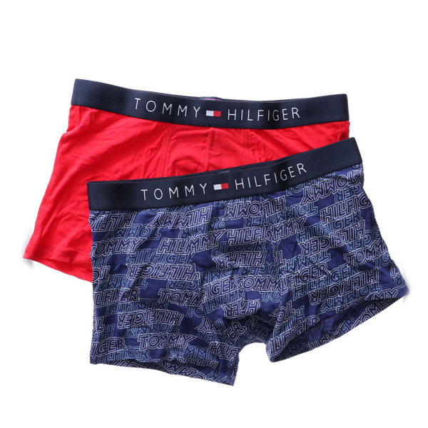 Tommy Hilfiger 2Pack Boxerky Logo Red&Navy