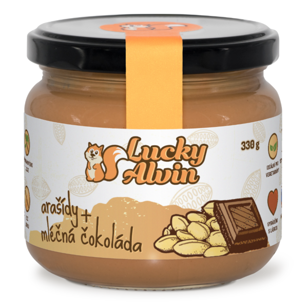 Lucky Alvin Peanut Butter Milk Choco 330g