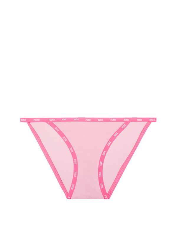 Victoria Secret Nohavičky Mini Logo Růžové