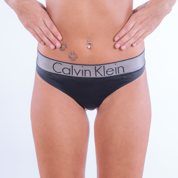 Calvin Klein Tangá Customized Stretch Black - 1