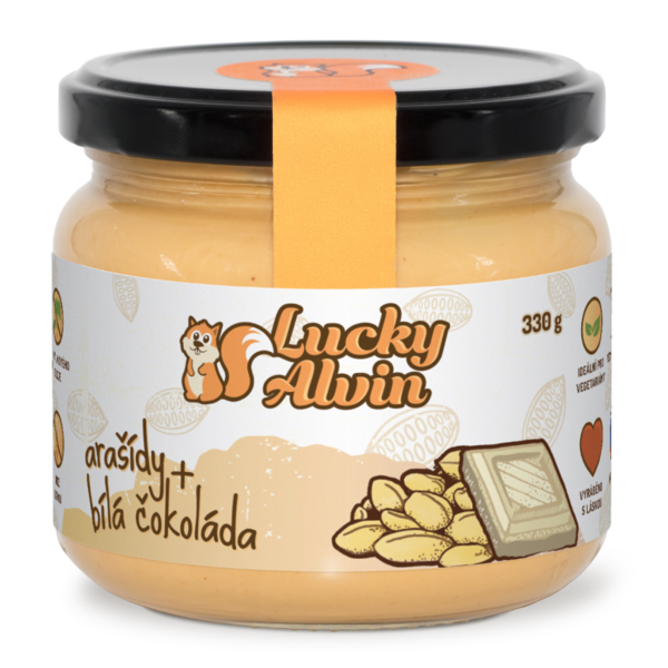 Lucky Alvin Peanut Butter White Choco 330g