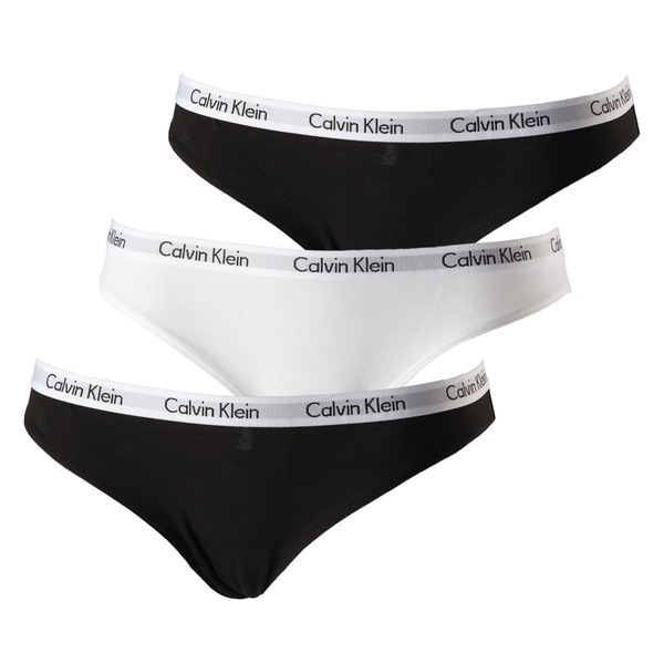 Calvin Klein 3Pack Tangá Black&White - 1