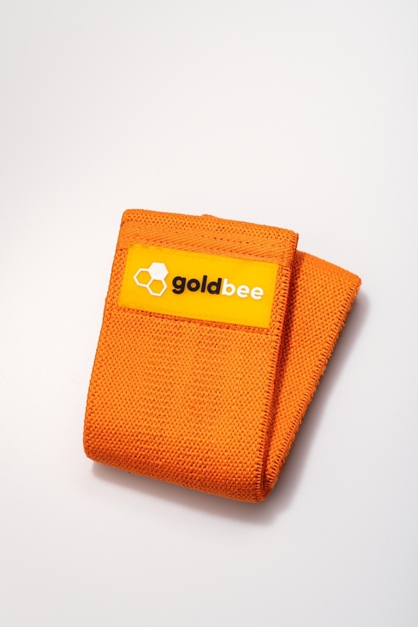 GoldBee Textilná Odporová Guma - Oranžová, L - 1