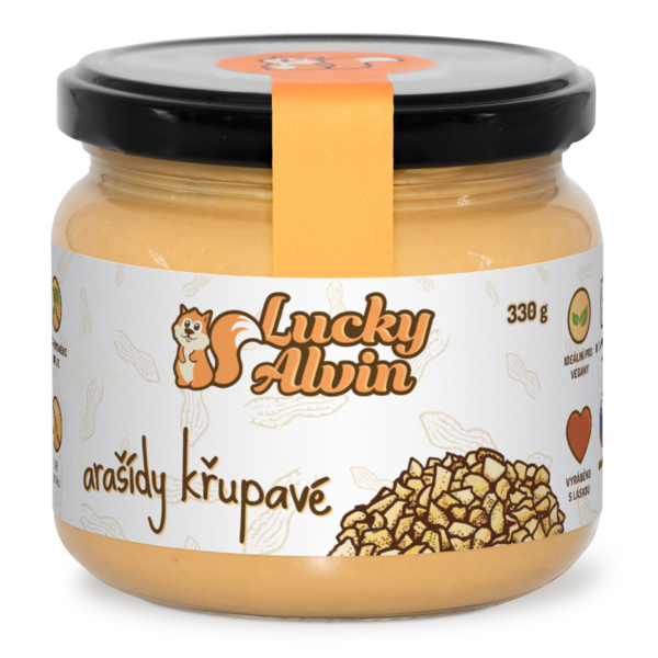 Lucky Alvin Peanut Butter Crunchy 330g