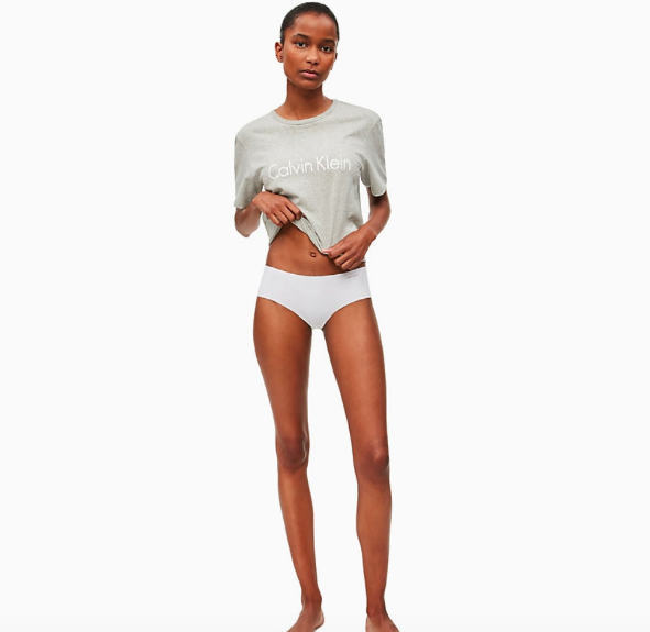 Calvin Klein Hipsters Invisibles White, M - 1
