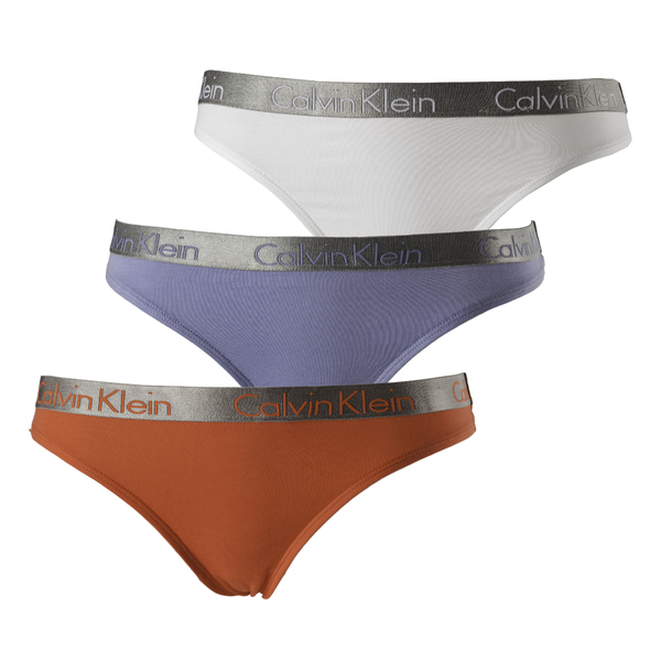 Calvin Klein 3Pack Nohavičky Red, White And Lila, XS - 1