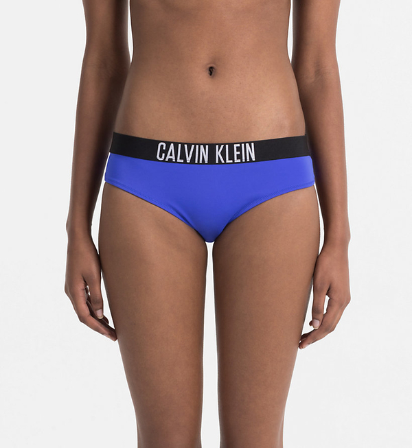 Calvin Klein Plavky Bikini Intense Power Modré Spodní Diel, S - 1