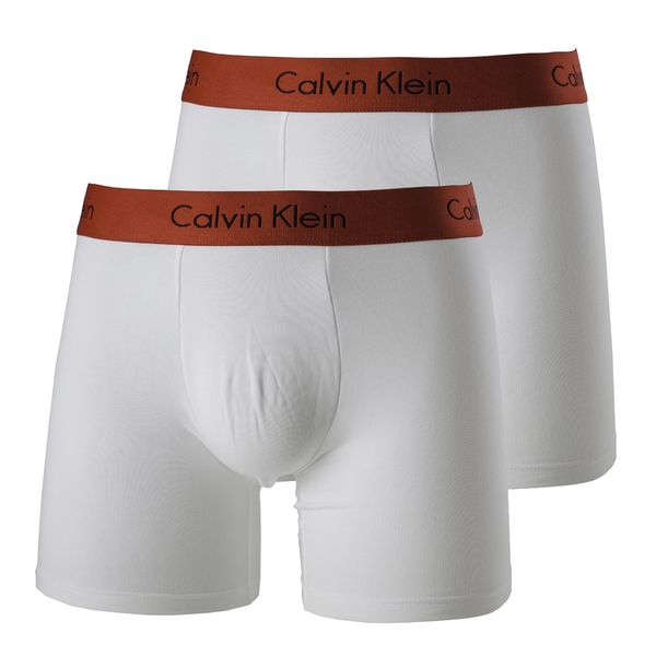 Calvin Klein 2Pack Boxerky Red&White Dlhé, M