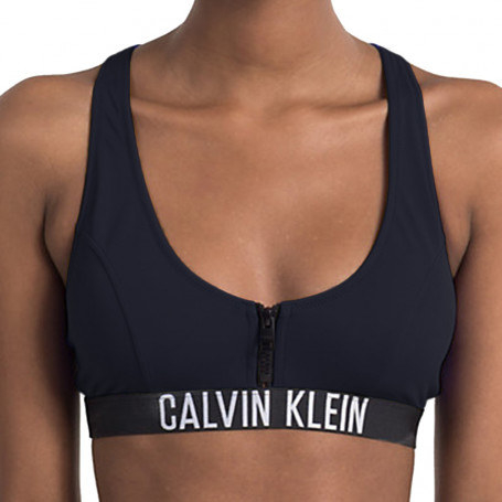 Calvin Klein Plavky Zip Intense Power Čierne Vrchní Diel, S