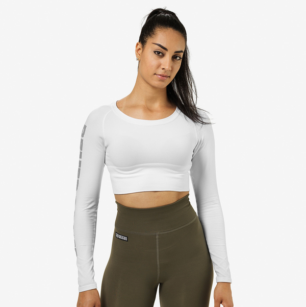 Better Bodies Crop-top Bowery White  - 1