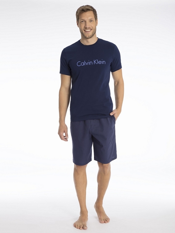 Calvin Klein Pánske Pyžamo Modré - 1