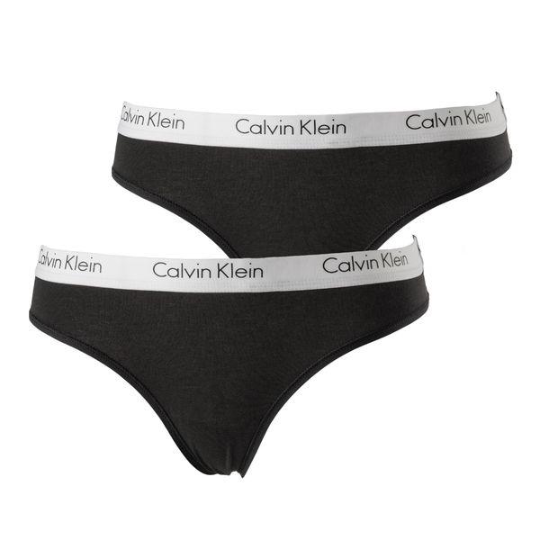 Calvin Klein 2Pack Tangá Čierne, L