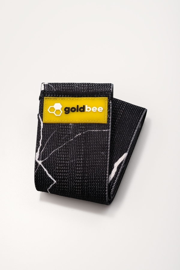 GoldBee Textilná Odporová Guma - Čierná Mramorova, M - 1