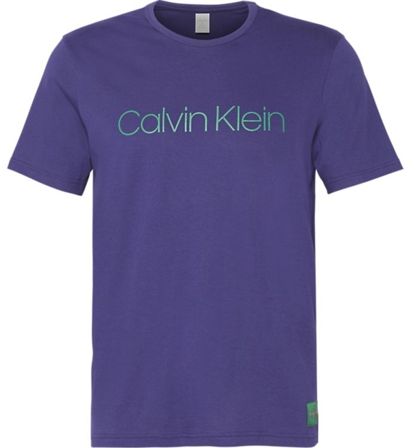 Calvin Klein Tričko Monogram Pánské Fialové, XL