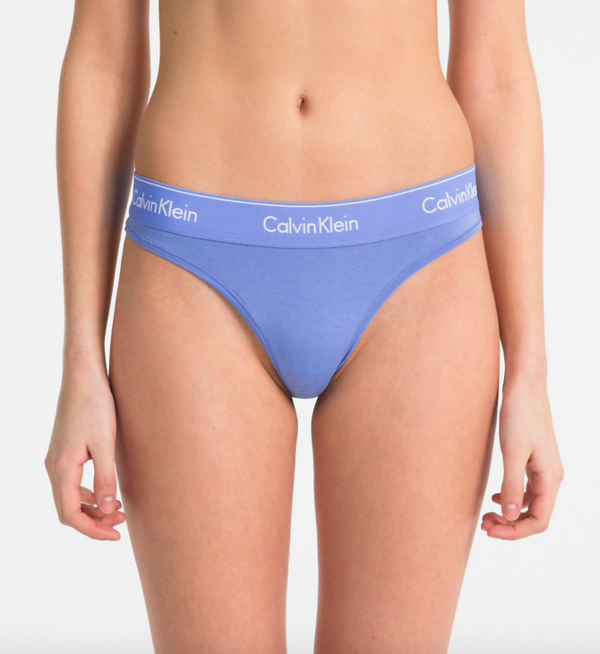 Calvin Klein Thong Blue, XS - 1