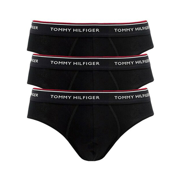 Tommy Hilfiger 3Pack Slipy Premium Čierné, L