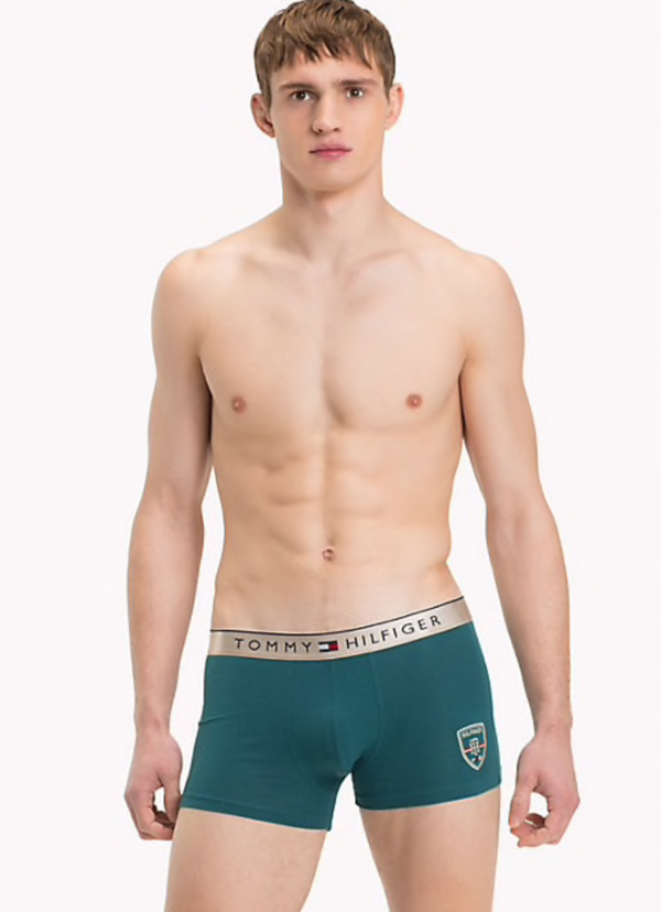 Tommy Hilfiger Boxerky Holiday Green - 1