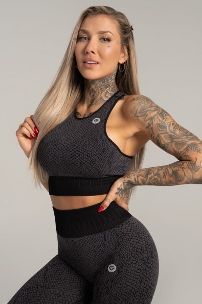 Gym Glamour Top Snake, XS - 1