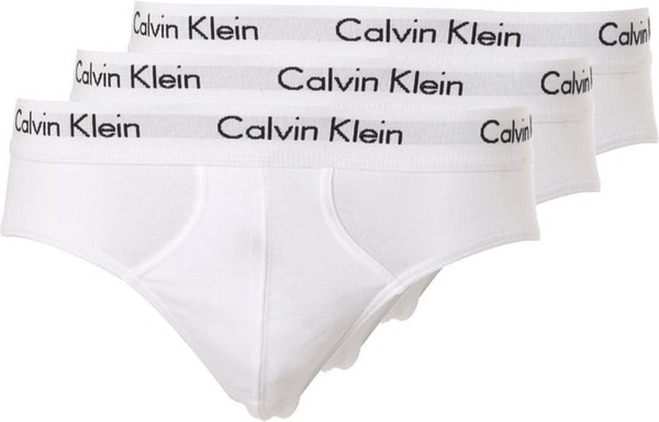 Calvin Klein Slipy Stretch Bielé 3 pack, XL