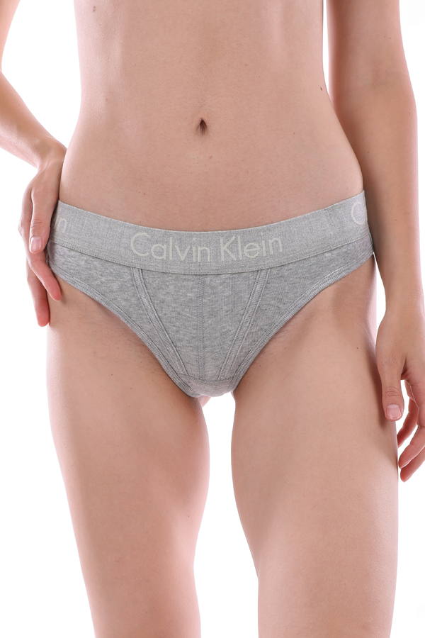 Calvin Klein Thong Body Sivé - 1