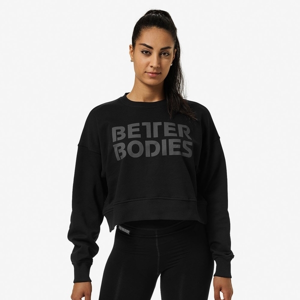Better Bodies Mikina Chelsea Sweater Black, S - 1