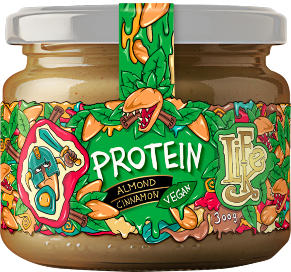Lifelike Protein Mandľový Škoricový krém - 300g