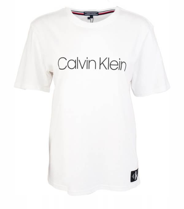 Calvin Klein Tričko Monogram Bielé, S - 1