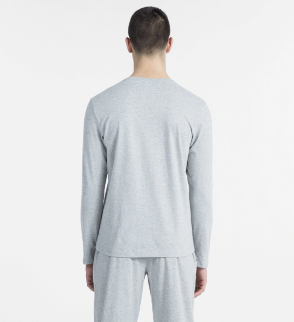 Calvin Klein Tričko S Dlhými Rukávmi Sivé - 2