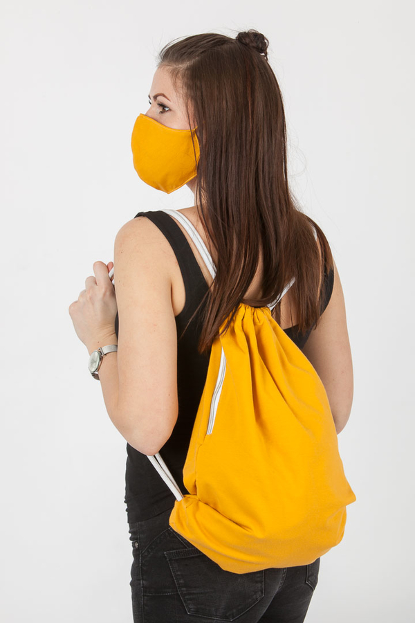 GoldBee Set Maska a Bag - Mustard - 2