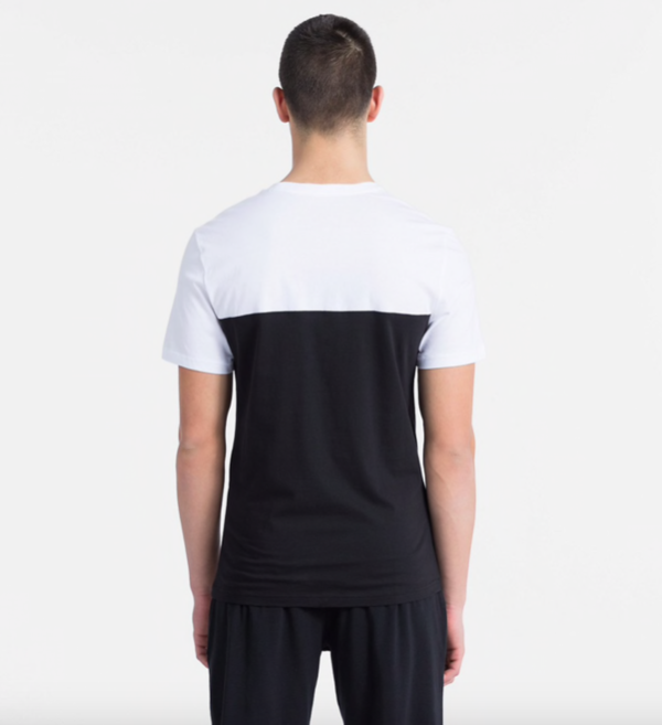Calvin Klein Pánské Tričko Logo Bielo-Čierné, S - 2