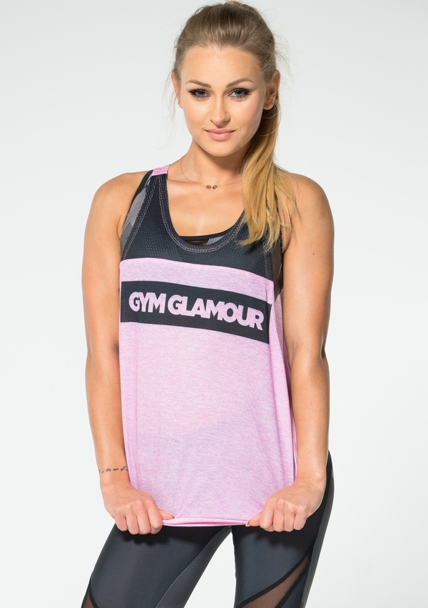 Gym Glamour Top Ružový - 2
