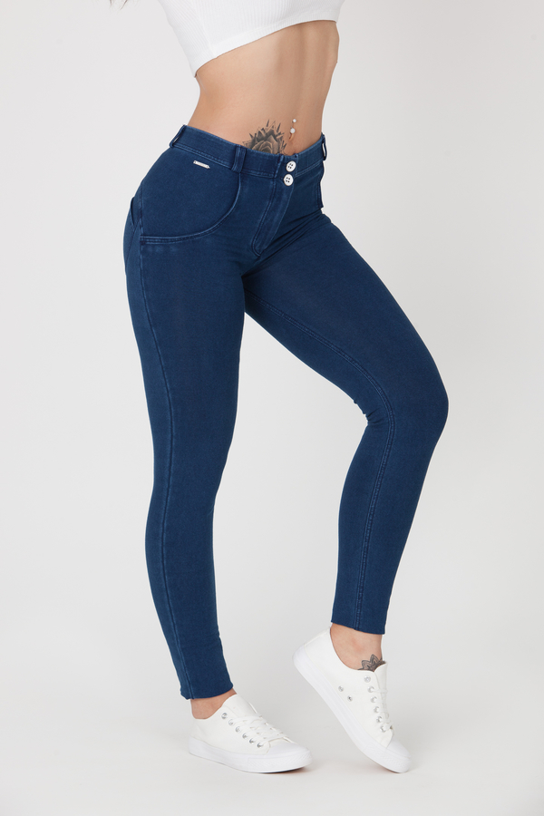 Boost Jeans Mid Waist Dark Blue, XL - 2