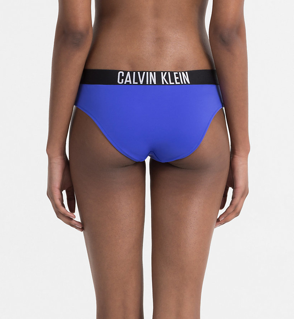 Calvin Klein Plavky Bikini Intense Power Modré Spodní Diel, M - 2